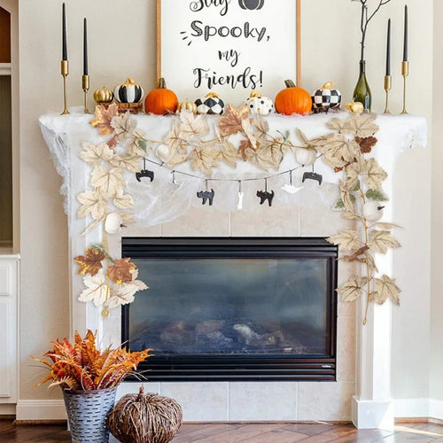 Autumn maple leaf decoration for thanksgiving - vue 2 sur 8