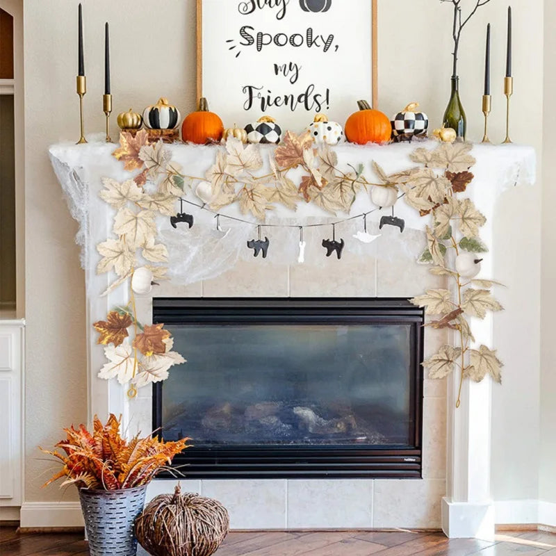Autumn maple leaf decoration for thanksgiving - vue 2 sur 8