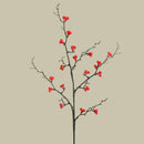 Artificial holly plants for floral and table decoration