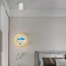 Creative double head Nordic style quicksand chandelier