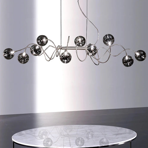 Creative Nordic glass chandelier for interior decoration - vue 2 sur 9