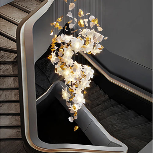 Modern LED chandelier for home decoration and lighting - vue 6 sur 21