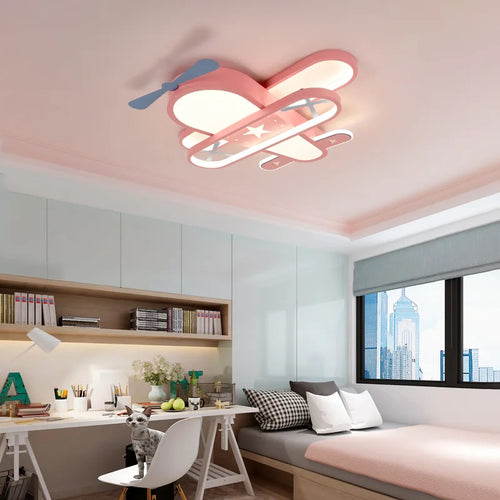 Airplane chandelier for children's room nordic creative decor - vue 4 sur 10
