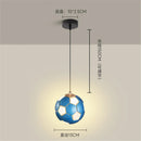 Modern minimalist metal and acrylic pendant light