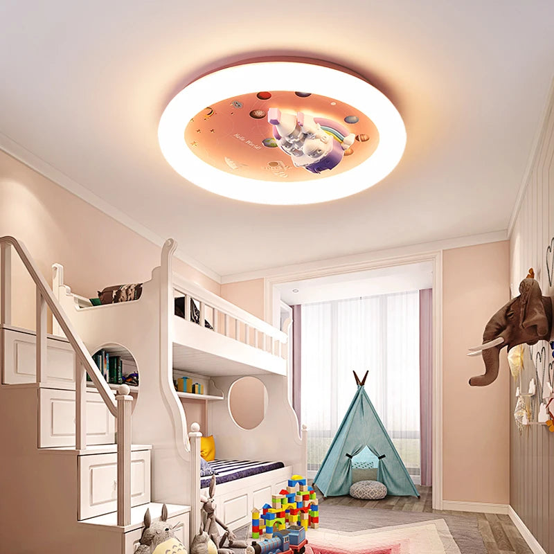Princess Elsa eye protection children's ceiling light