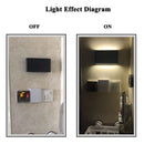 Modern waterproof aluminium wall light for outdoor decoration