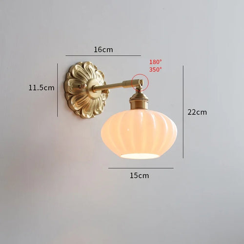 Iwhd walnut wood LED decorative nordic wall light - vue 20 sur 23