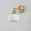 Modern gold glass and copper wall light for indoor and outdoor use