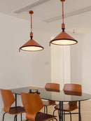Modern minimalist luxury leather pendant light
