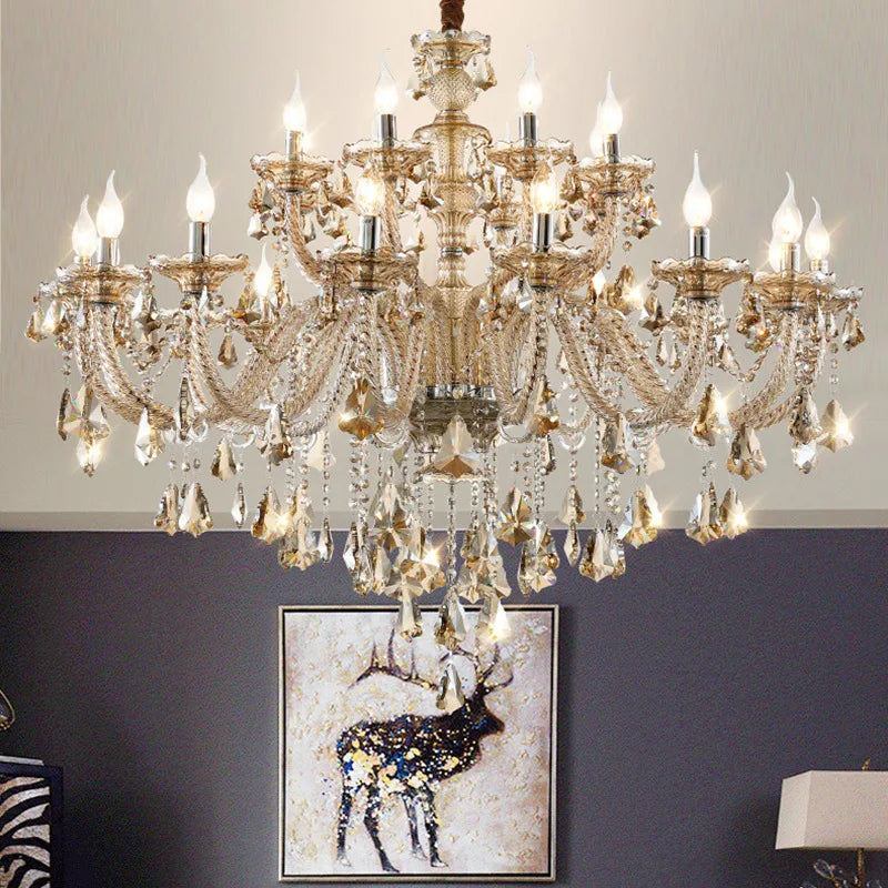 Modern crystal chandelier for elegant interior decor