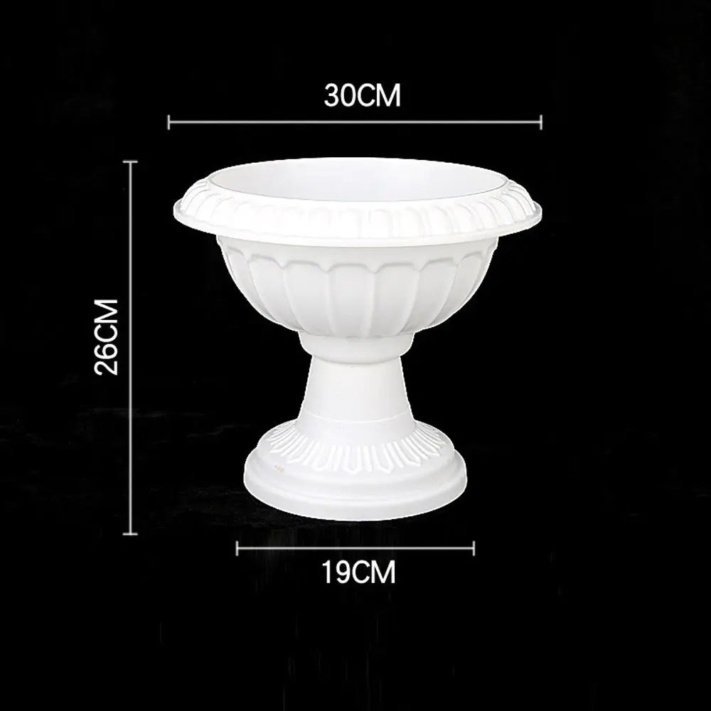 Roman plastic flower pot retro romantic style for events - vue 10 sur 13