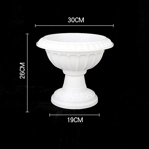 Roman plastic flower pot retro romantic style for events - vue 11 sur 13