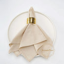 Washed cotton vintage style table napkin