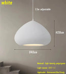 Nordic wabi sabi LED pendant light for bright restaurants