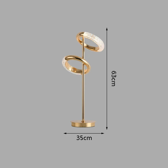 Nordic minimalist creative luxury ring floor lamp