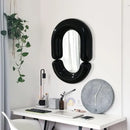 Oval decorative wall mirror nordic style for bedroom