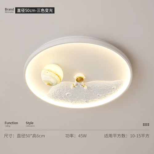 Decorative children's LED ceiling light for baby room - vue 12 sur 12