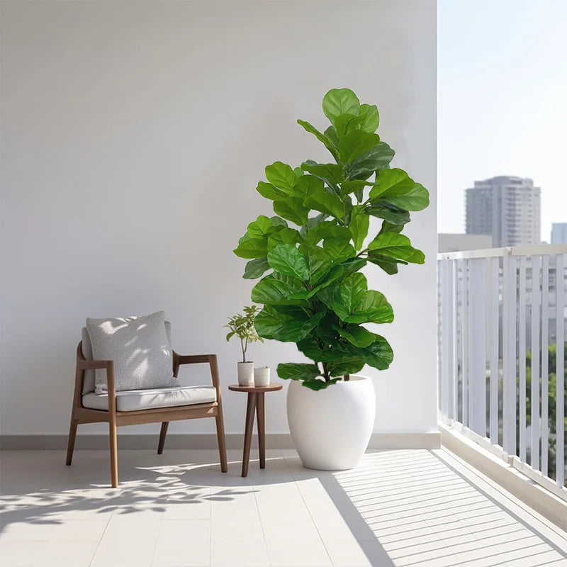 Artificial tropical ficus tree for indoor and outdoor decoration - vue 3 sur 8