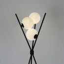 Nordic design 3D moon LED floor lamp with tripod