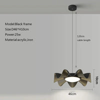Creative nordic style LED chandelier for interior decor