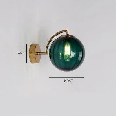 Nordic glass LED wall light - vue 12 sur 12