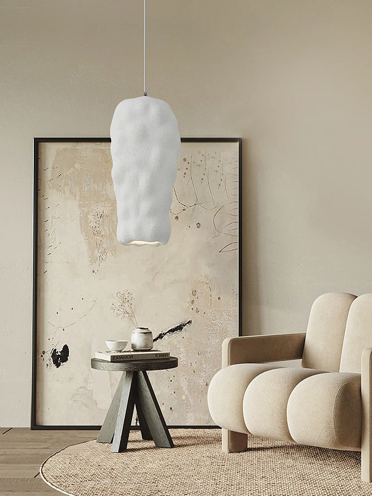 Japanese wabi sabi LED chandelier for bar loft decor