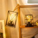 Retro wrought iron desk table lamp reading night light
