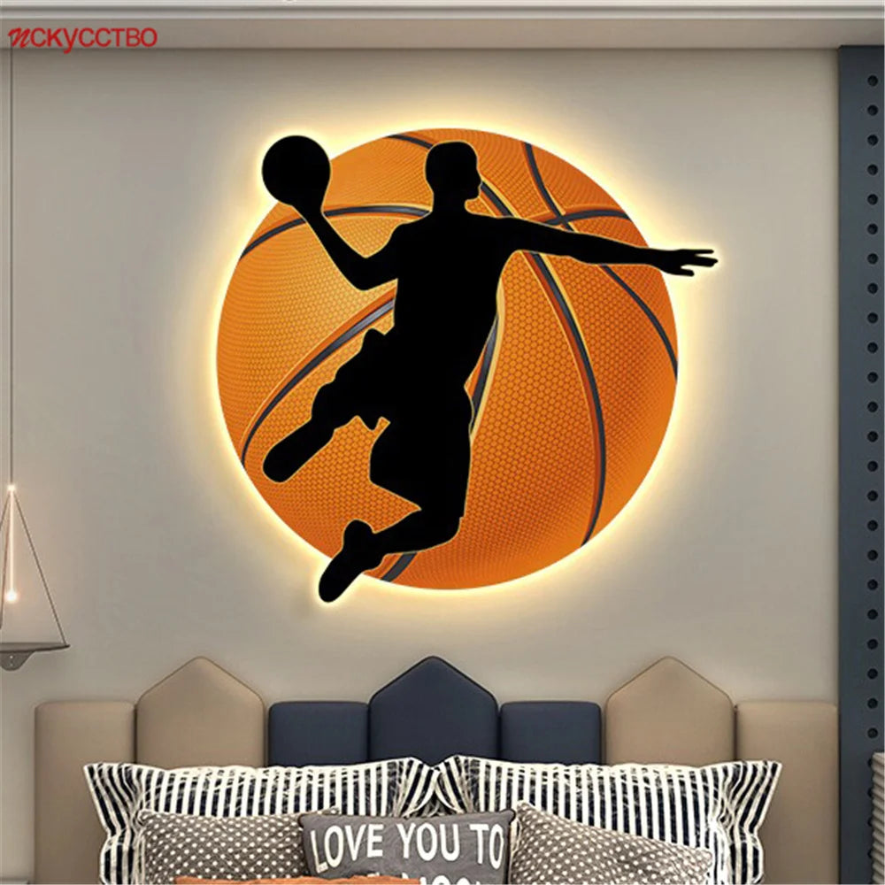 Borderless led wall light for interior decoration