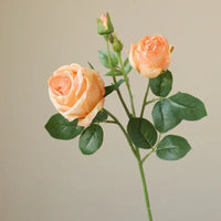 Artificial silk roses for indoor and outdoor decoration