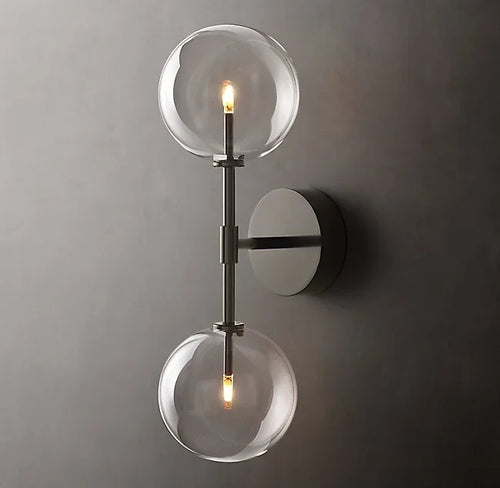 Nordic retro glass wall light for interior decoration - vue 11 sur 11