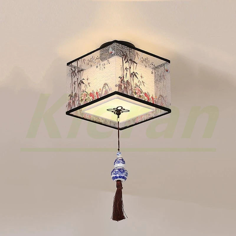 Modern lotus bird LED ceiling light for hotel decoration - vue 22 sur 30