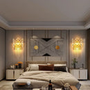 Modern crystal wall light nordic luxury for elegant interiors