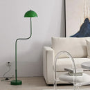 designer table lamp in the shape of a glass bean sprout