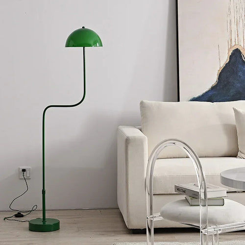 designer table lamp in the shape of a glass bean sprout - vue 2 sur 10
