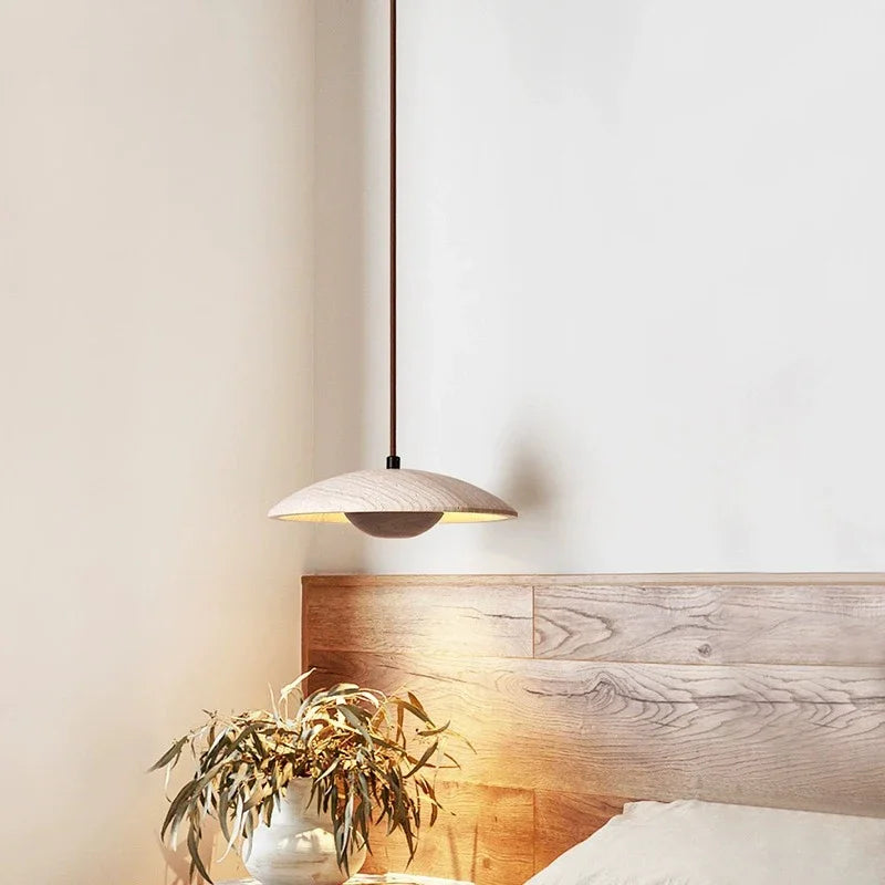 Nordic retro travertine wabi-sabi style LED pendant light