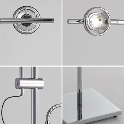 Luxury decorative floor lamp with sunset and dawn shadow projection - vue 7 sur 9
