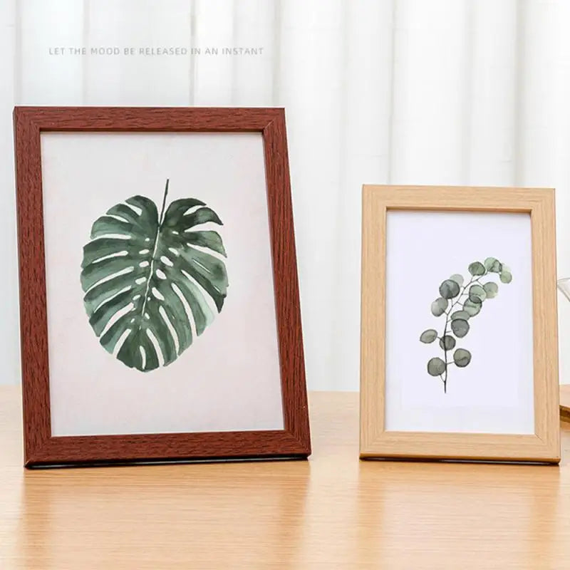 Wooden hanging photo frame for decoration