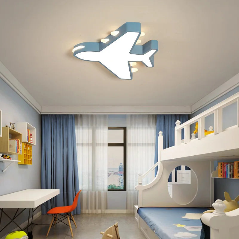 Modern LED ceiling light airplane design for interiors