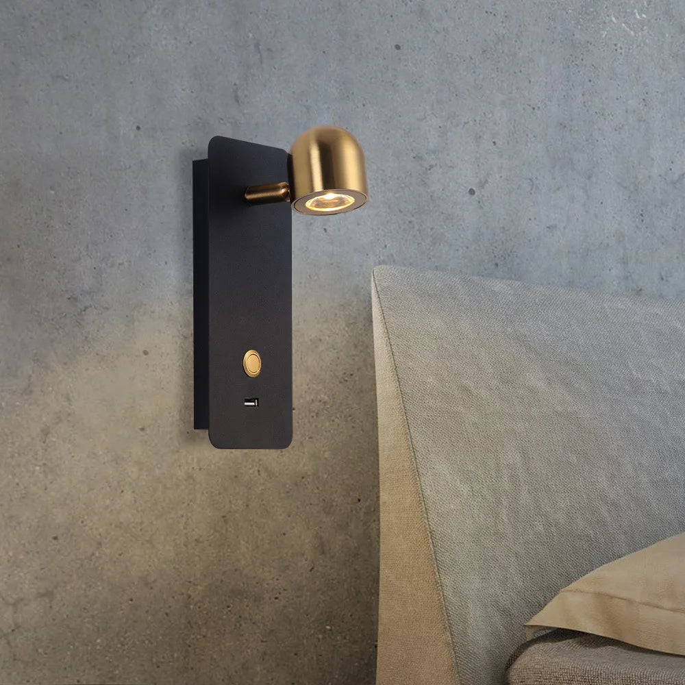 Nordic decorative wall light rechargeable by USB