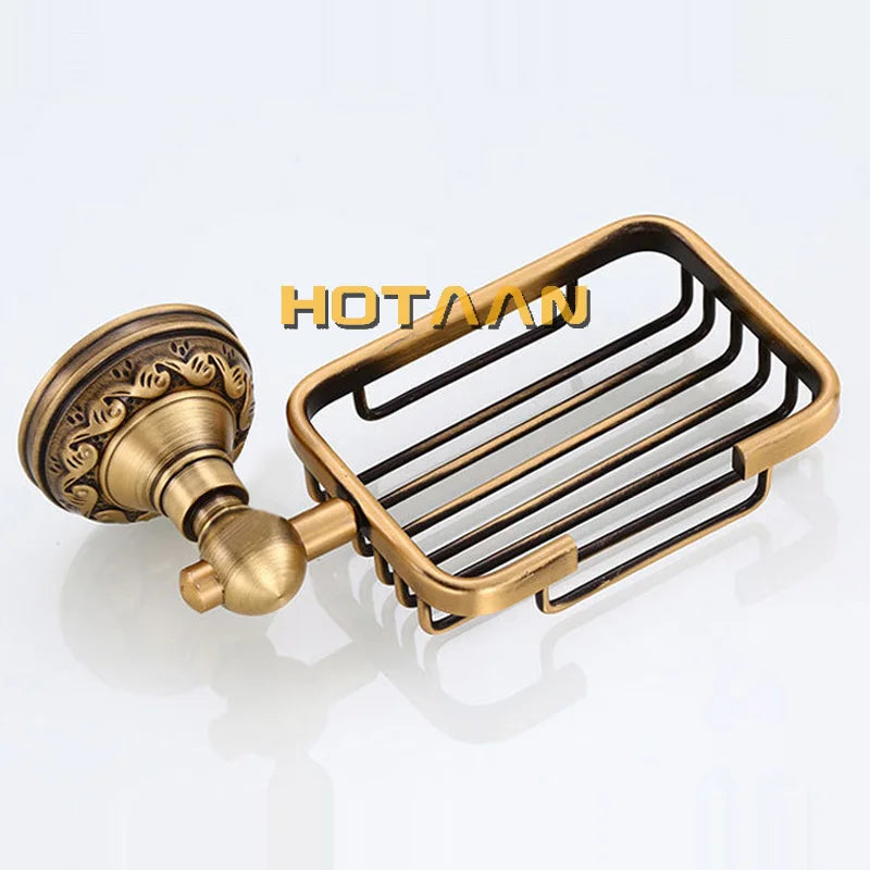 wall-mounted aluminum soap dish for bathroom - vue 3 sur 6