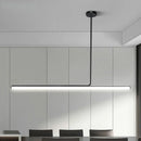 Modern long strip decorative LED pendant lights for interior