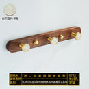 creative walnut wood hook for wall organization