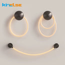 Minimalist luxury flexible artistic silicone LED lamp