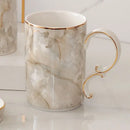 decorative and practical marbled ceramic bathroom accessories