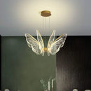 Modern acrylic butterfly chandelier for interior decoration