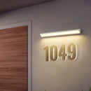 Minimalist LED outdoor wall light for garden and balcony