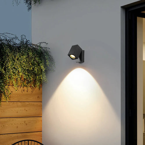 Waterproof outdoor wall light for hotels and villas - vue 3 sur 12