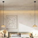 Natural LED pendant light for modern interior décor