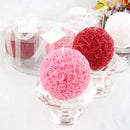 scented candle ball rose flower home decoration gift