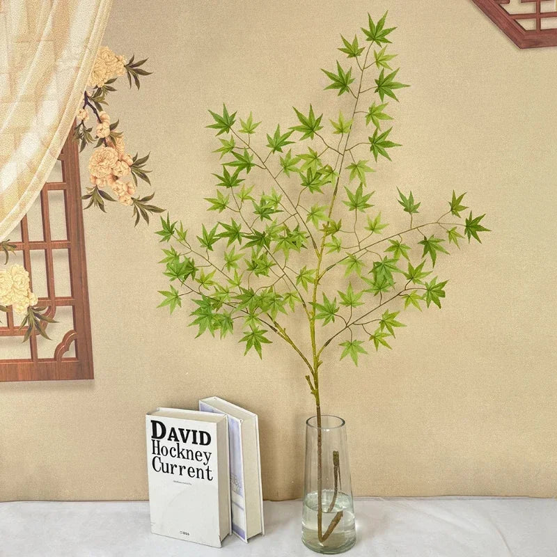 Artificial maple leaf branches for autumn interior decor - vue 6 sur 8